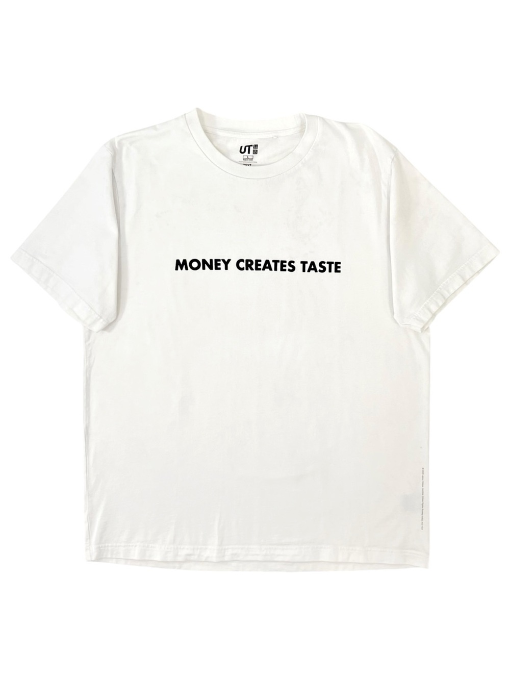 MoMA x Uniqlo x Jenny Holzer Limited Edition White "Money Creates Taste" T-Shirt